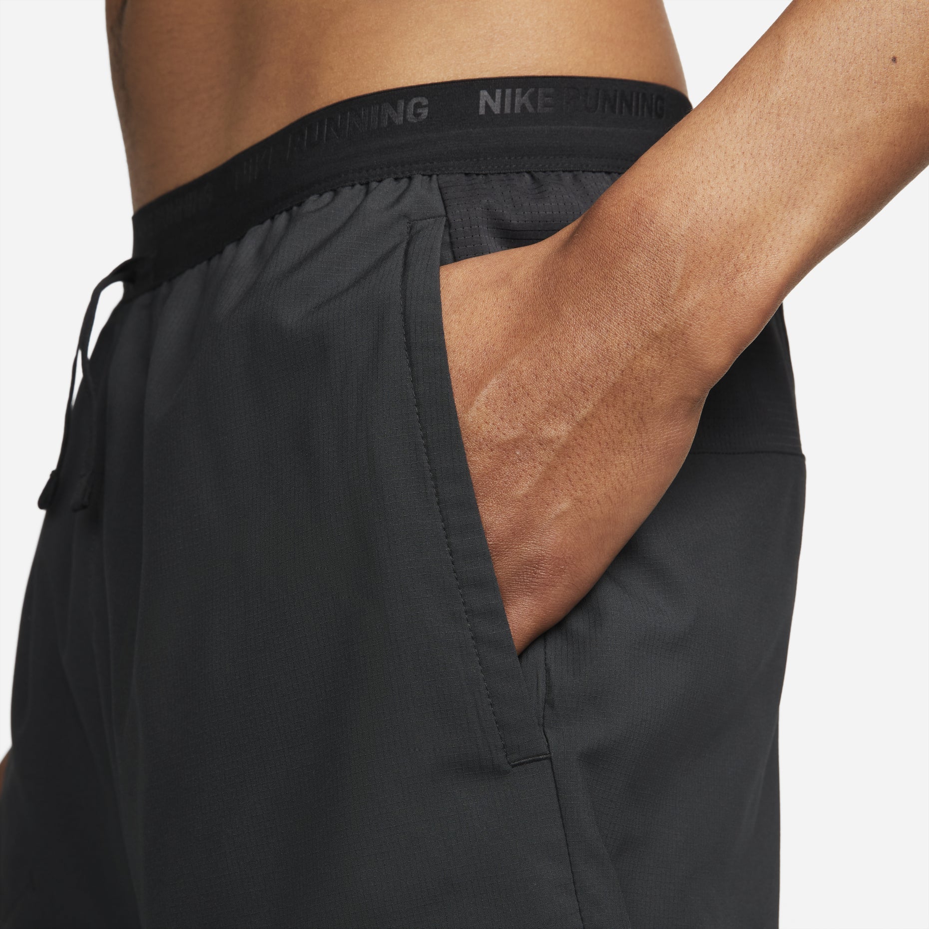 Nike Dri-FIT Solid Color Small Label Breathable Quick Dry Running Training Shorts Black DM4760-010