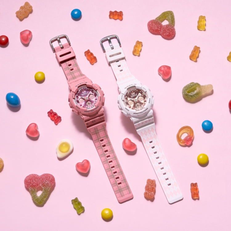 CASIO BABY-G Digital-Analog 'Ivory Rose Gold' BA-130SP-7A