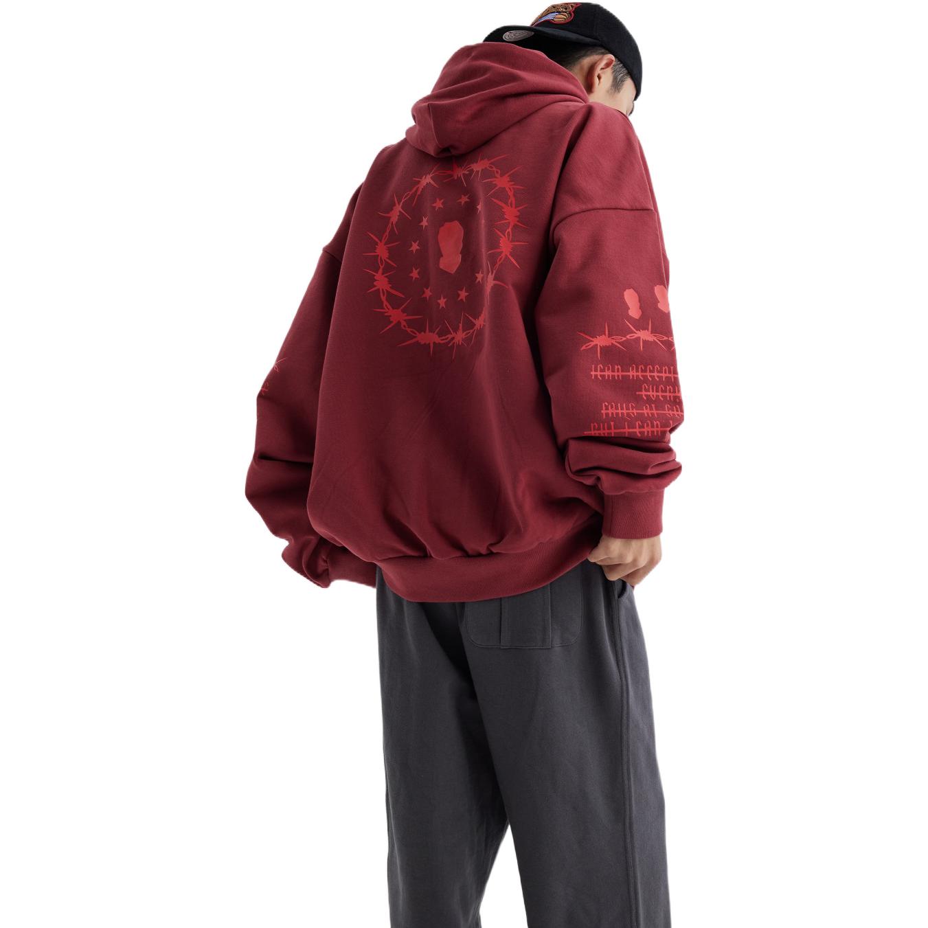 Mitchell & Ness x NBA Chicago Bulls Hoodie 'Red' MNJYFWF22007-RED