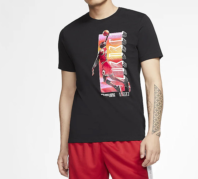 Air Jordan Legacy AJ11 Printing Short Sleeve Black CW0860-010