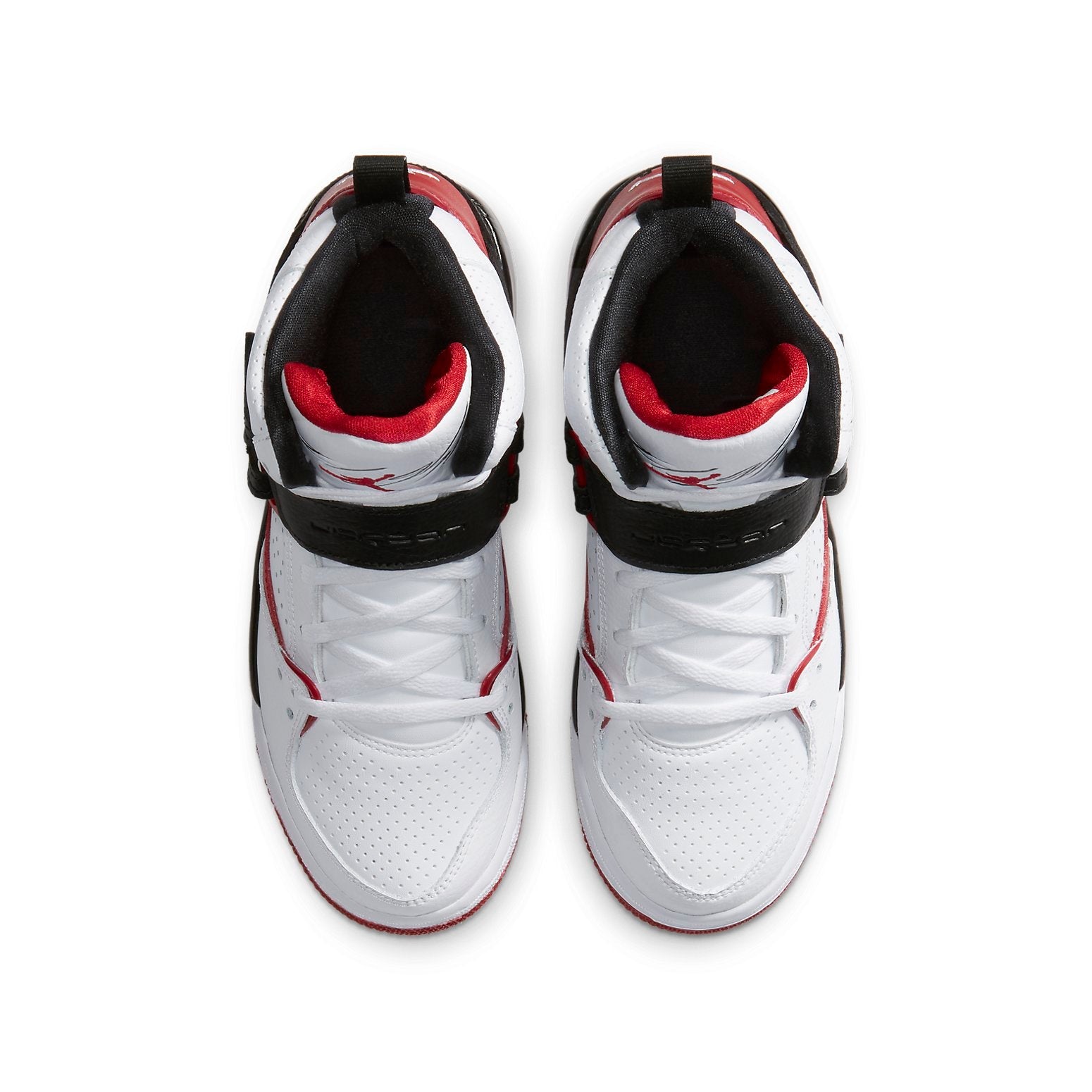 (GS) Air Jordan Flight 45 High 'White Red Black' 524865-130