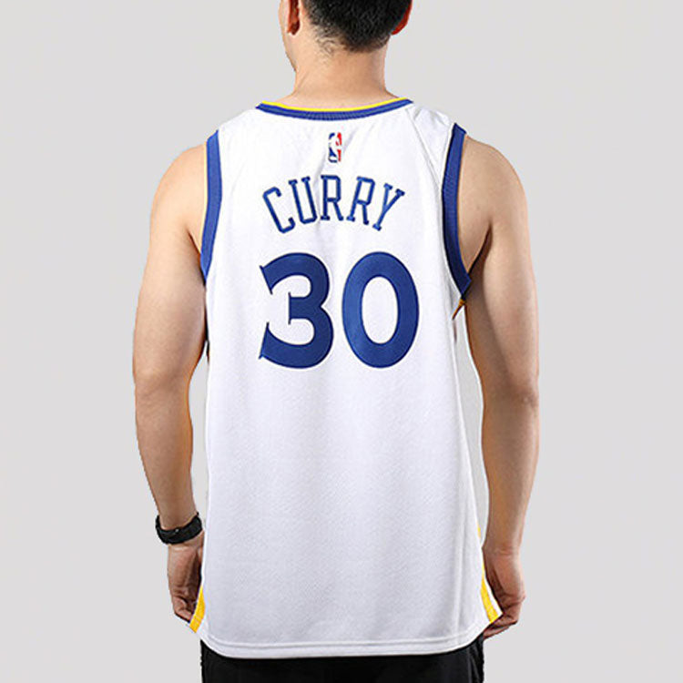 Nike Golden State Warriors Stephen Curry SW 'White Yellow Blue' 864417-100