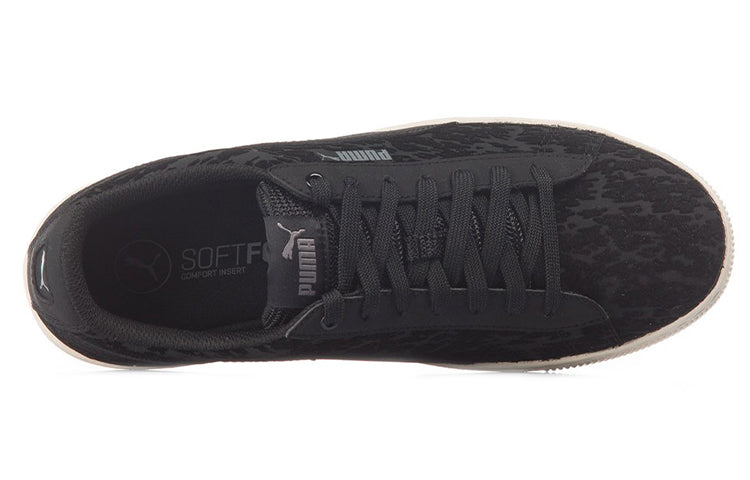 (WMNS) PUMA Vikky Platform VR Low-cut Sneakers Black/White 363730-02