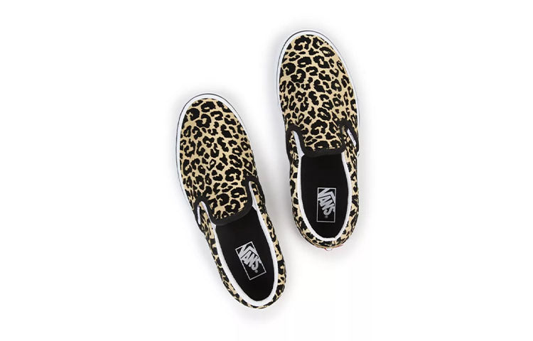 Vans Classic Slip-On Flocked Leopard 'Black Yellow' VN0A4UH8ABS