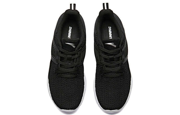 (WMNS) ANTA Running Series Sneakers 'Black White' 12835565-3