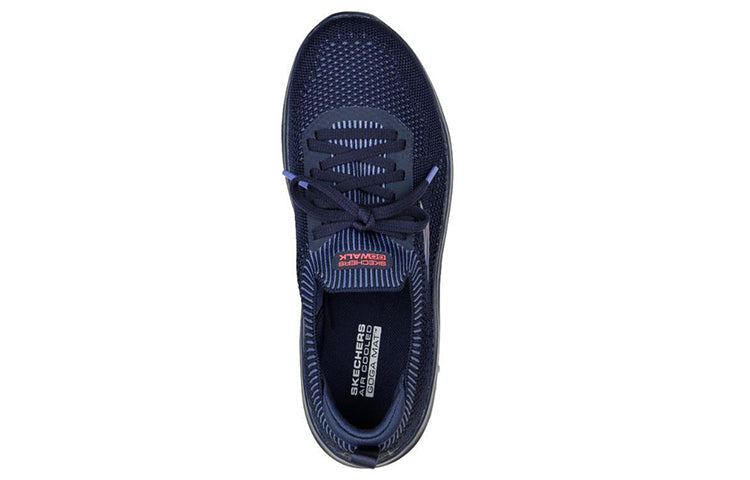 (WMNS) Skechers Go Walk Hyper Burst 'Navy' 124585-NVY