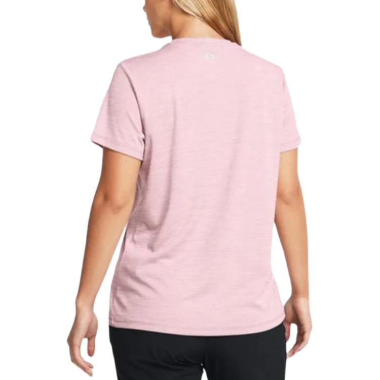 (WMNS) Under Armour Tech Twist T-shirt 'Pink' 1384244-697