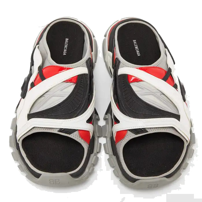 Balenciaga Track 2.0 Slides 'White Black Red' 618083W2FL11560