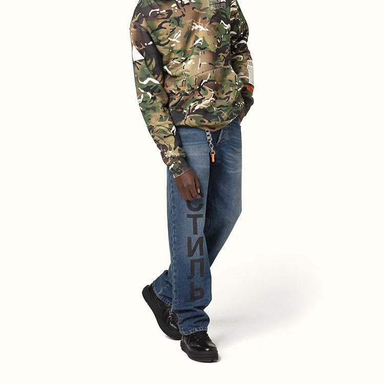 Men's HERON PRESTON X Camouflage Green HMBB010F20JER0085901