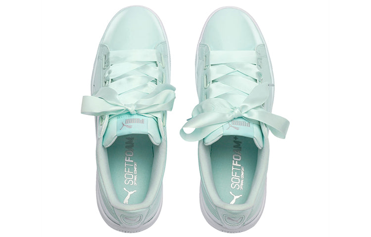 (WMNS) PUMA Vikky v2 Ribbon Sneakers Green 369727-04