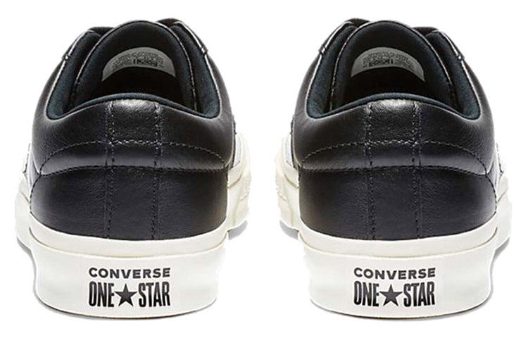 Converse One Star Academy Leather OX 'Black' 163757C