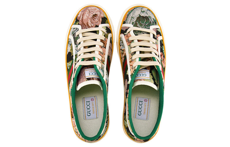 (WMNS) Gucci Tennis 1977 Shoes 'Green Multi' 606111-2MW30-4970