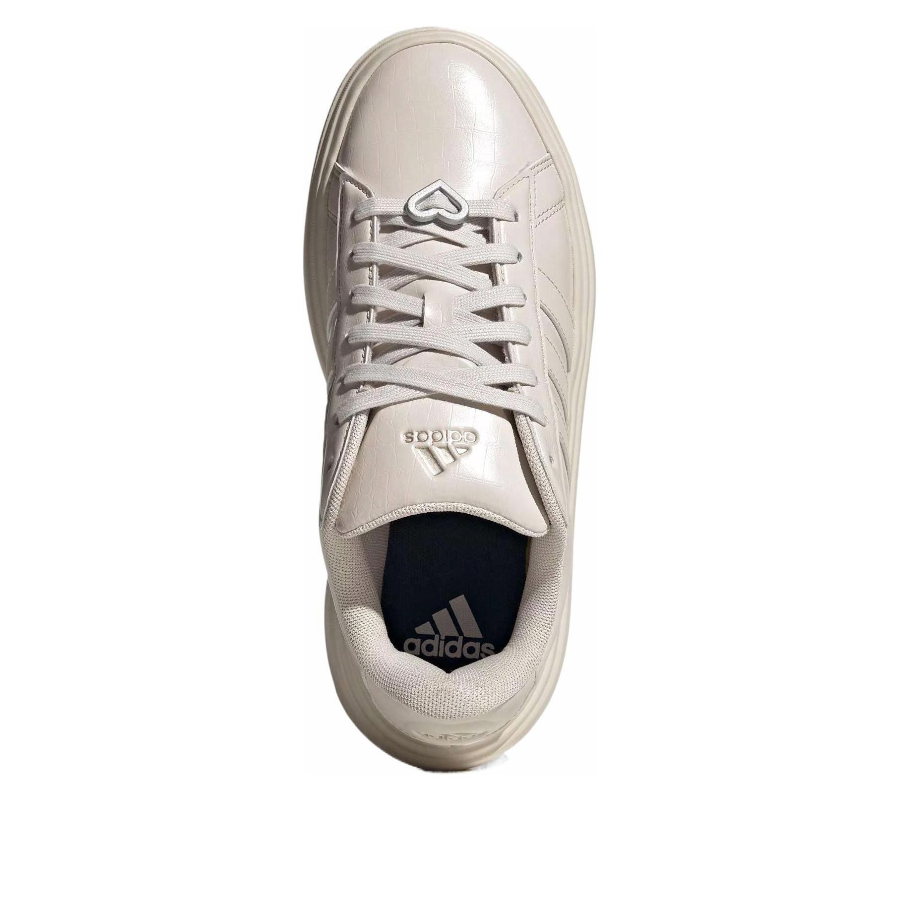 (WMNS) adidas Grand Court Platform ' Beige Brown' JH8667