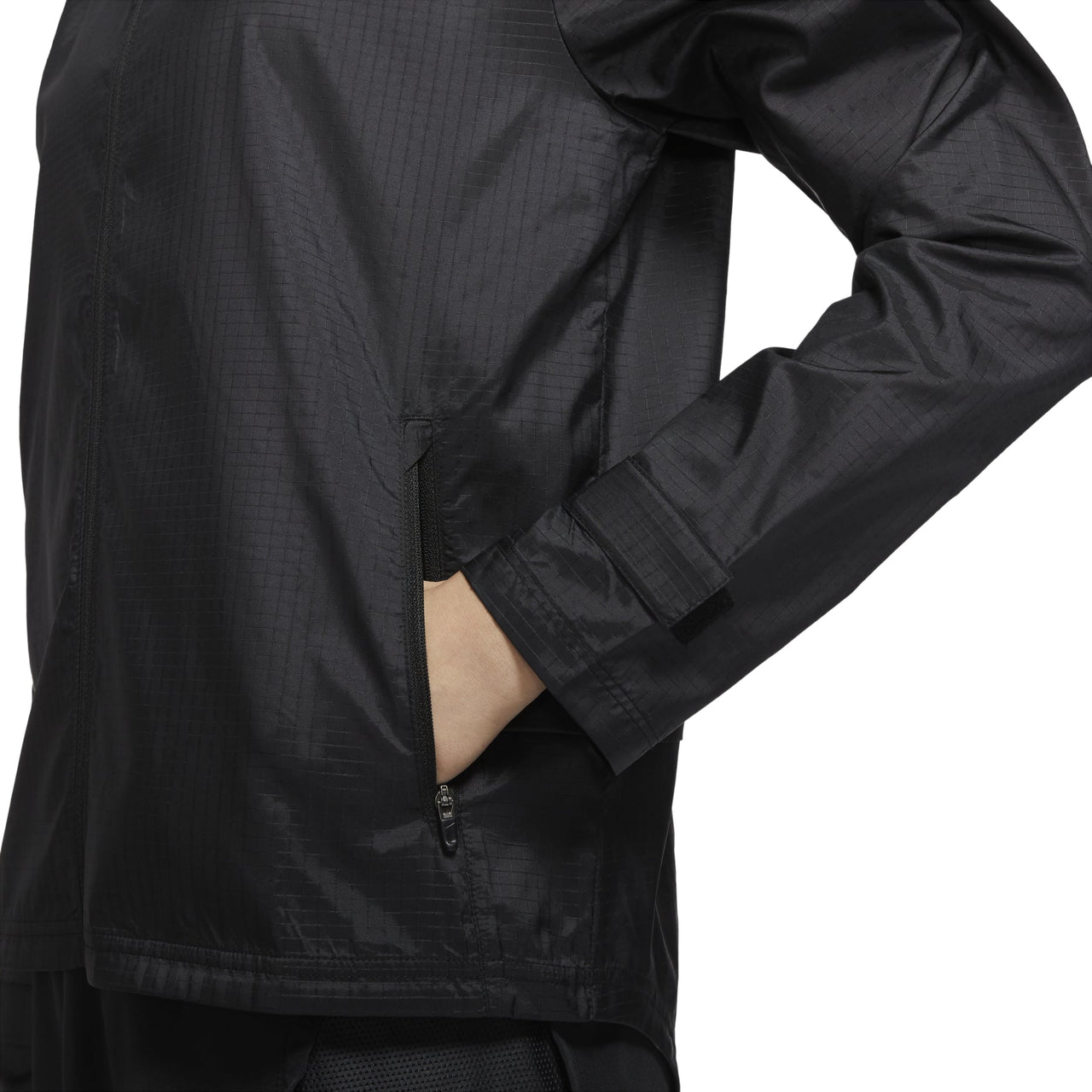 (WMNS) Nike Jacket Running Sports Hooded Jacket Black CU3218-010