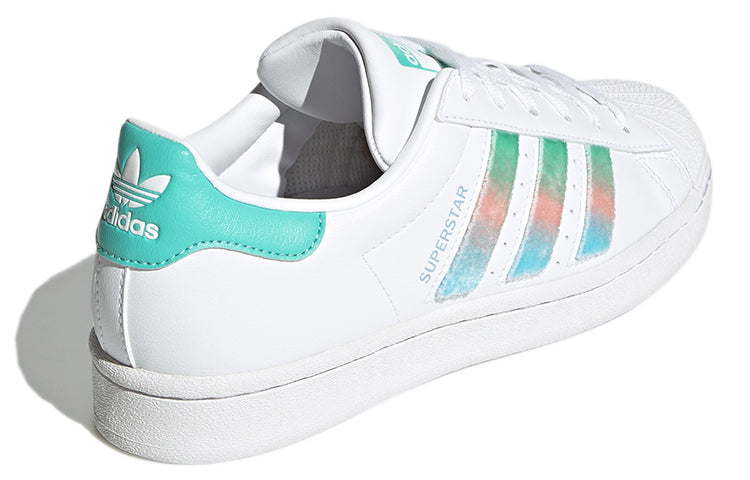 (WMNS) adidas originals Superstar For White/Green/Blue GZ2798