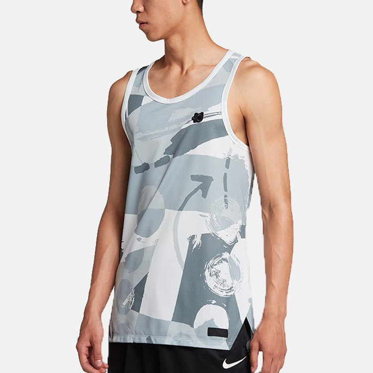 Nike KD TANK HYPERELITE Durant Men's Sports Training Basketball Vest Men's Grey 926265-043
