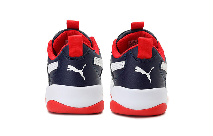 PUMA Backcourt Imeva (Big Kids) Shoes Blue/White/Red 374406-03