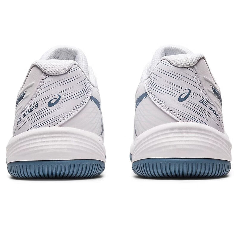 (GS) ASICS Gel Game 9 'White Steel Blue' 1044A052-101