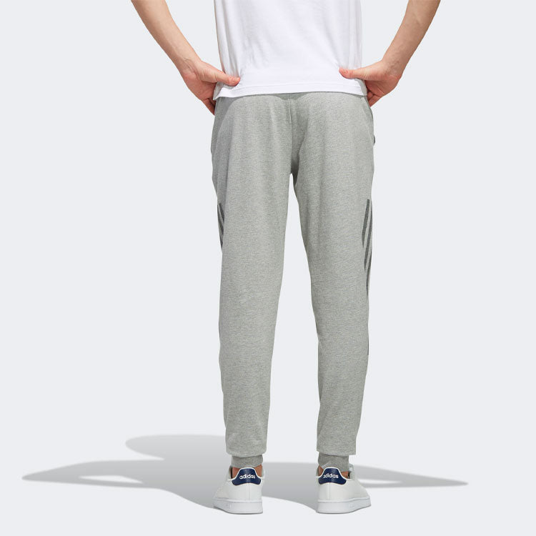 adidas neo Stripe Casual Bundle Feet Sports Long Pants Gray FK9931