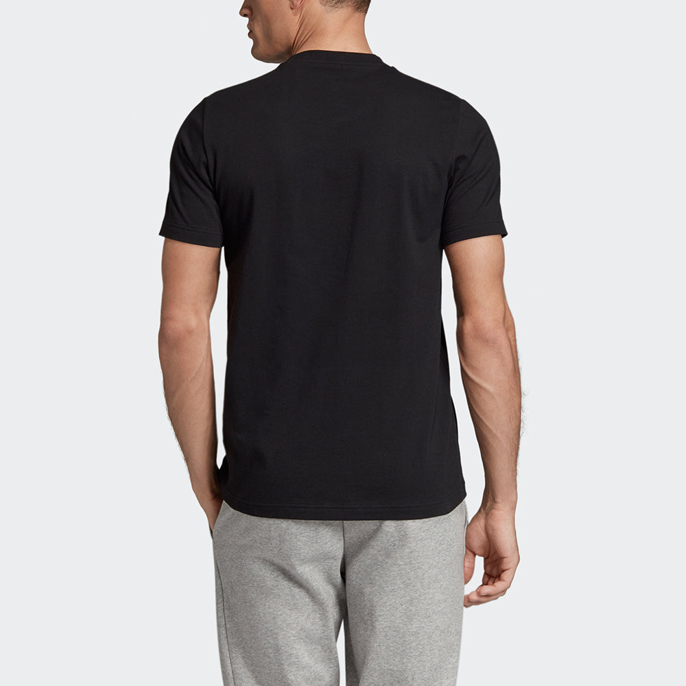 adidas E Camo Lin Tee Training Sports Round Neck Short Sleeve Black EI9755