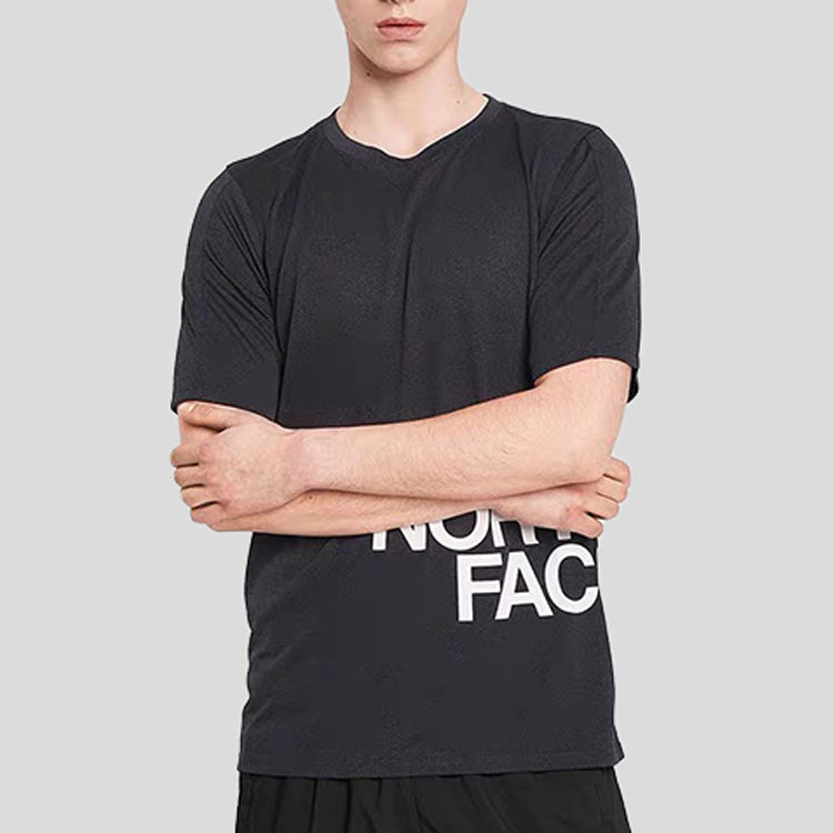 Men's THE NORTH FACE Version Large logo Printing Navy Blue 498H-H2G