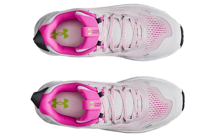(WMNS) Under Armour Charged Bandit Trail 2 Running Shoes 'Grey Rebel Pink'  3024191-101