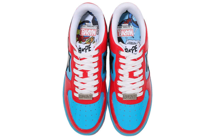 A BATHING APE Bape STA x MARVEL 'Spider man' 1I73-191-916
