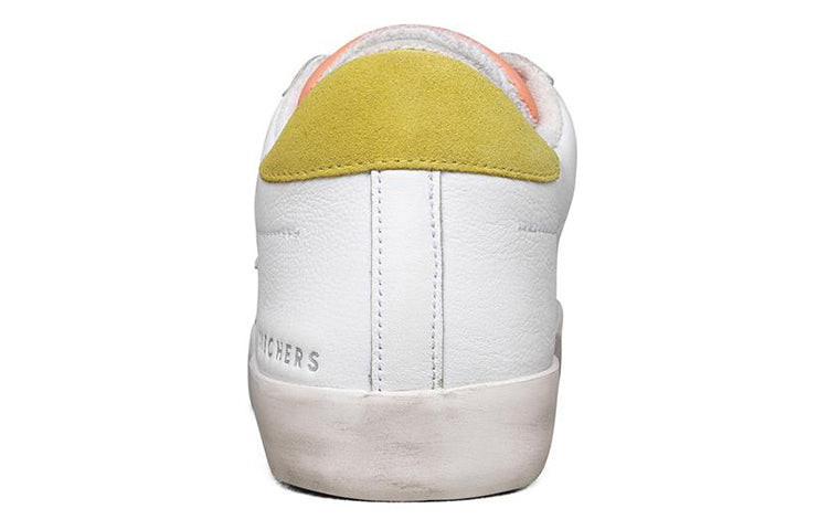 (WMNS) Skechers Diamond Starz Low-Top Sneakers White/Red/Yellow 155532-WMLT