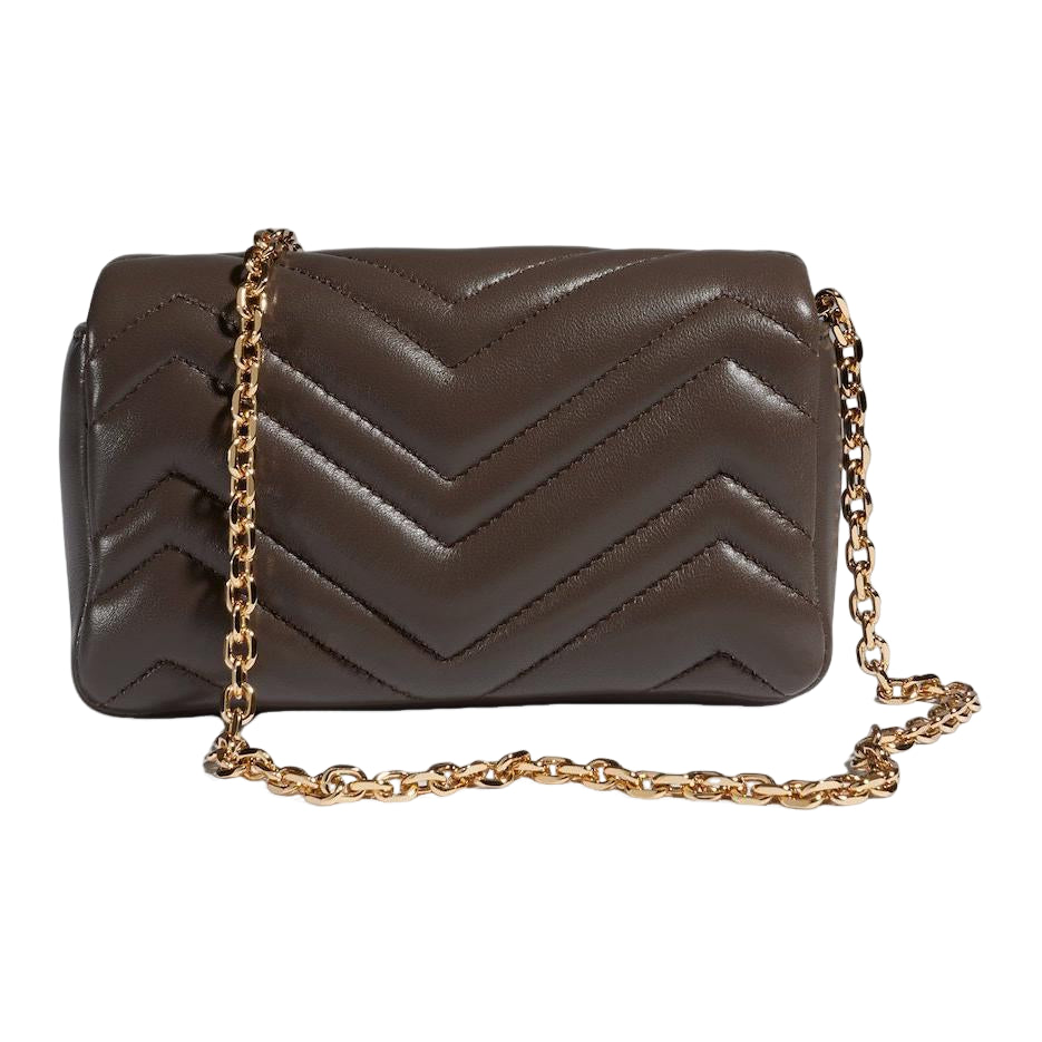 (WMNS) Gucci GG Marmont Mini Shoulder Bag 'Dark Taupe' 841290-AAGUV-2818