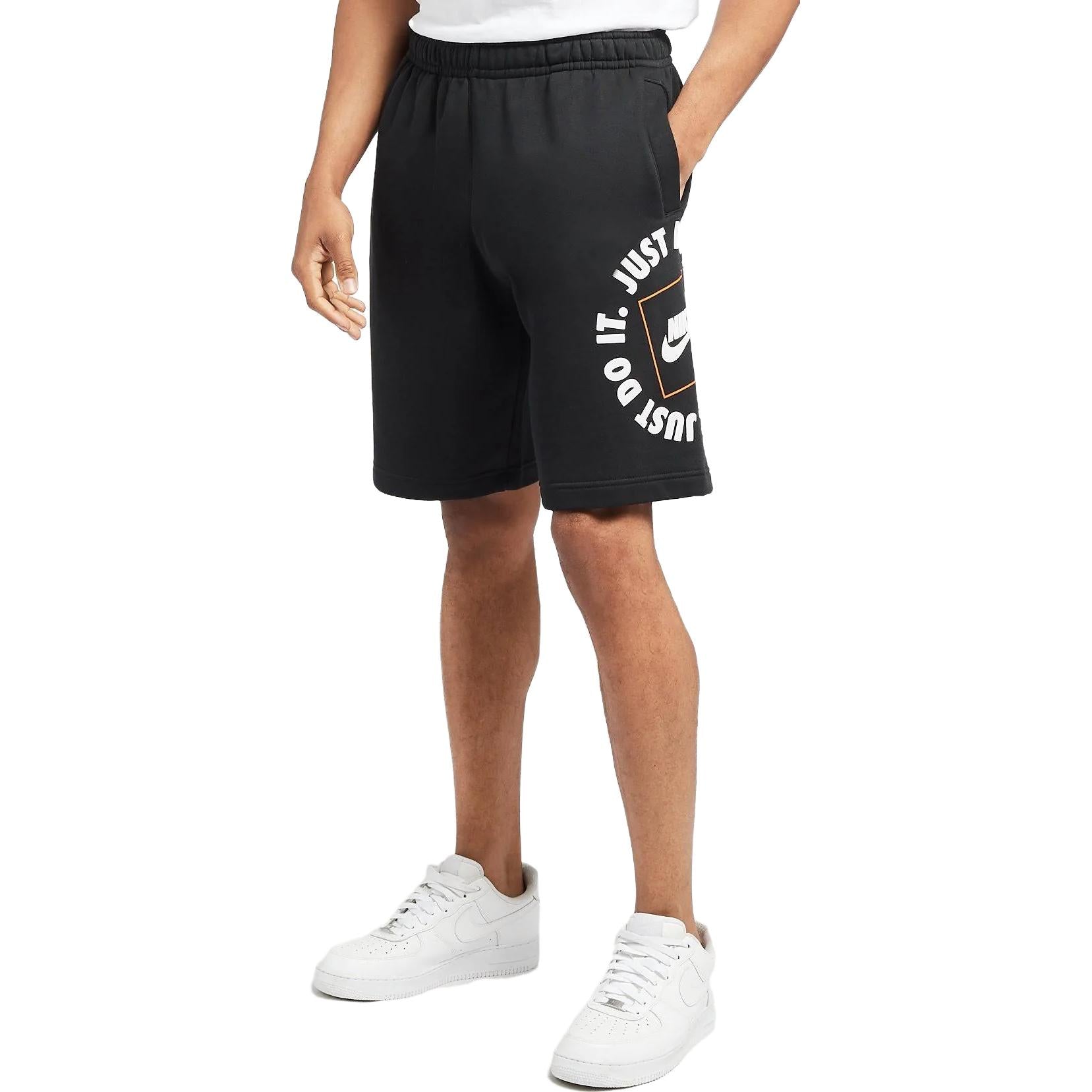 Nike Sportswear Just Do It Fleece Shorts 'Black' DA0182-010