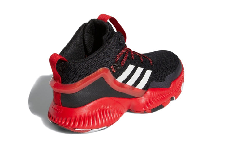 (GS) adidas Lockdown J Wear-resistant Non-Slip Black Red GZ3083