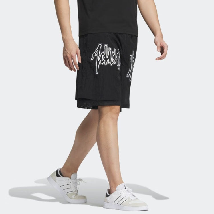 adidas Neo Basketball Shorts 'Black' IA6794
