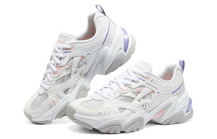 (WMNS) Skechers Stamina V2 'White Pink Purple' 896093-WPRP