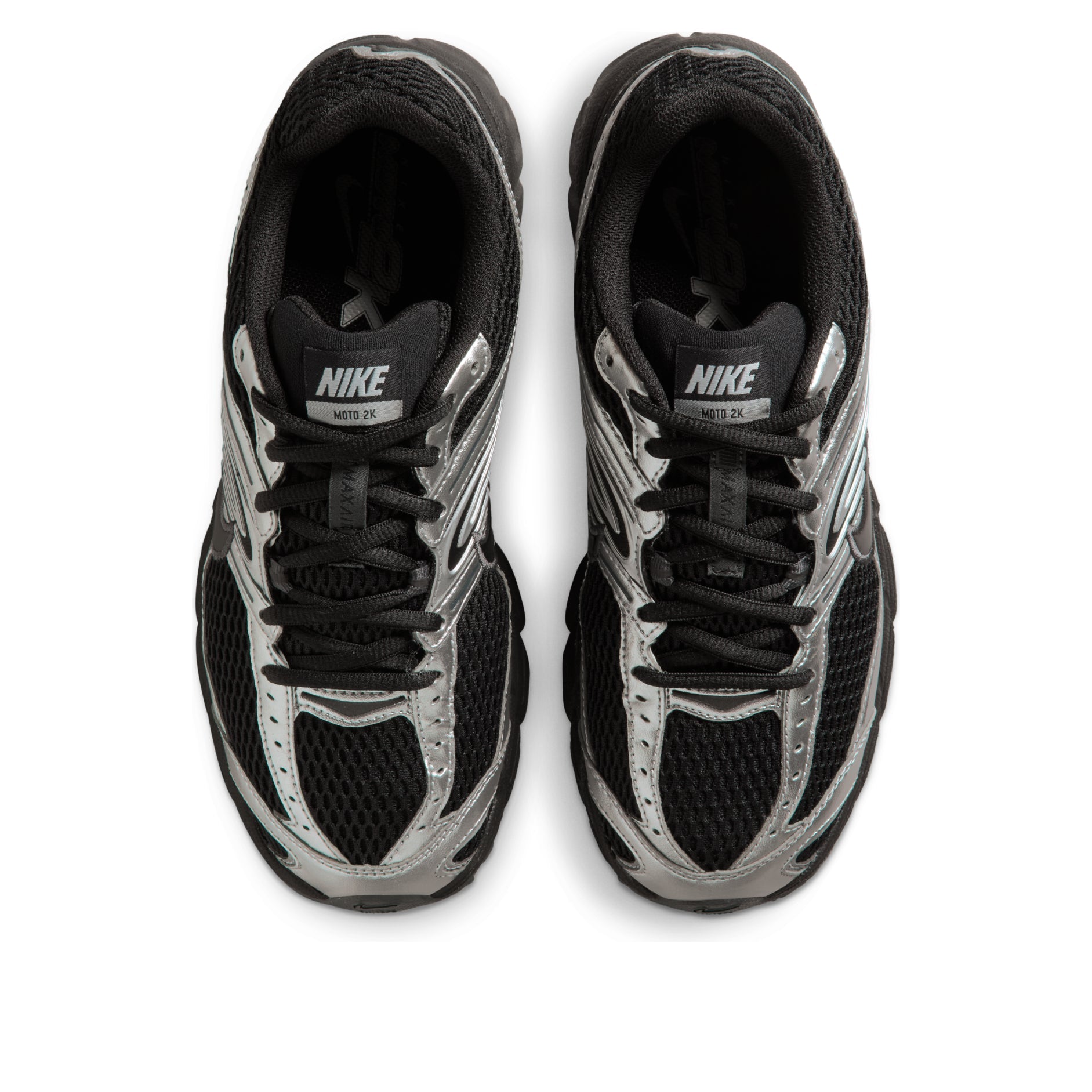 (WMNS) Nike Air Max Moto 2K 'Black Metallic Silver' HQ2056-007