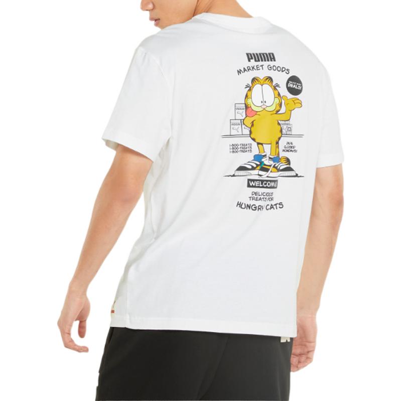 PUMA x Garfield Graphic Tee 'White' 534433-02