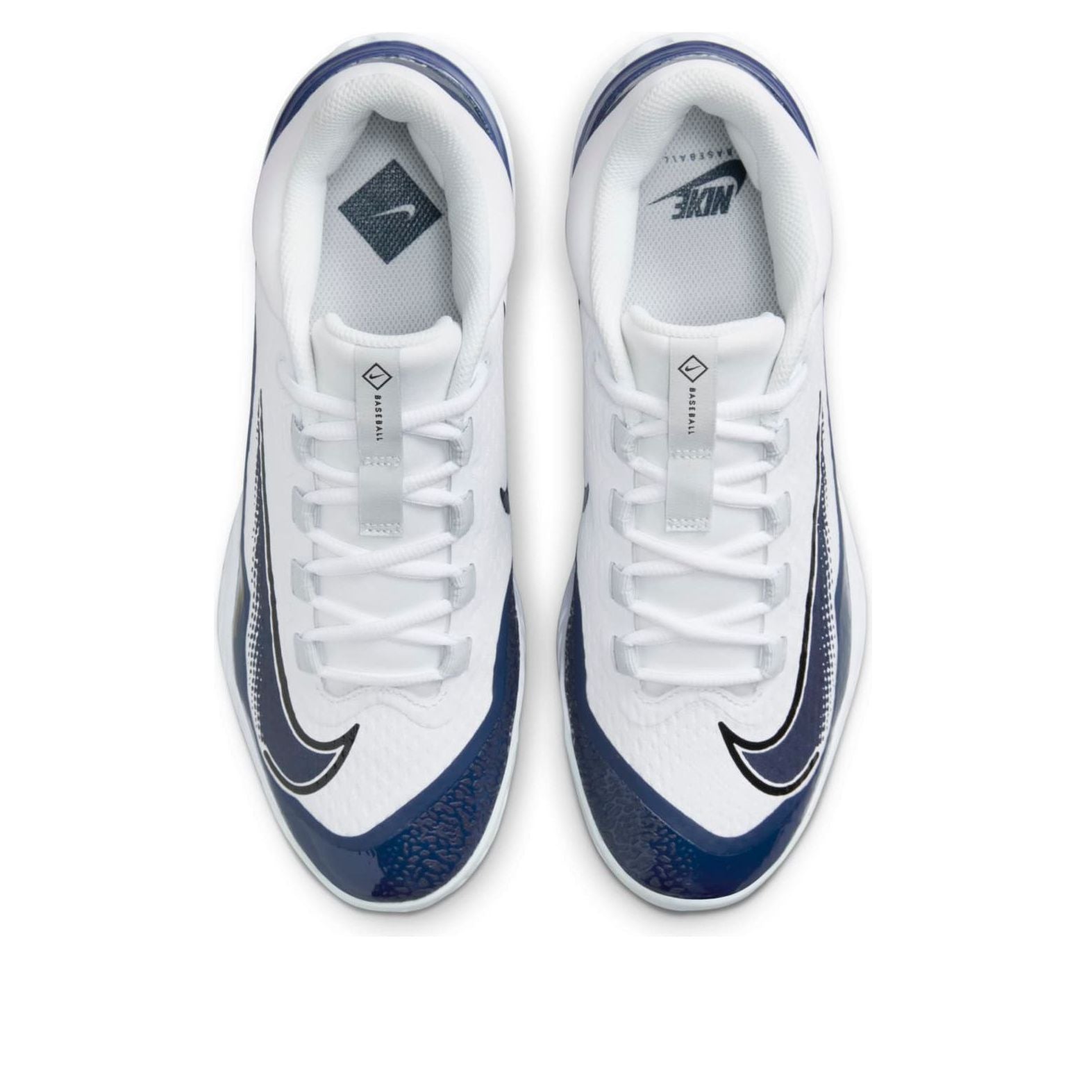 Nike Cleats Alpha Huarache Elite 4 Low 'White Blue' FD2745-103