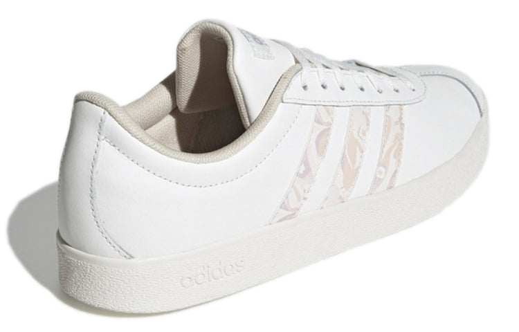 (WMNS) adidas VL Court 2.0 'White Linen' EF0021