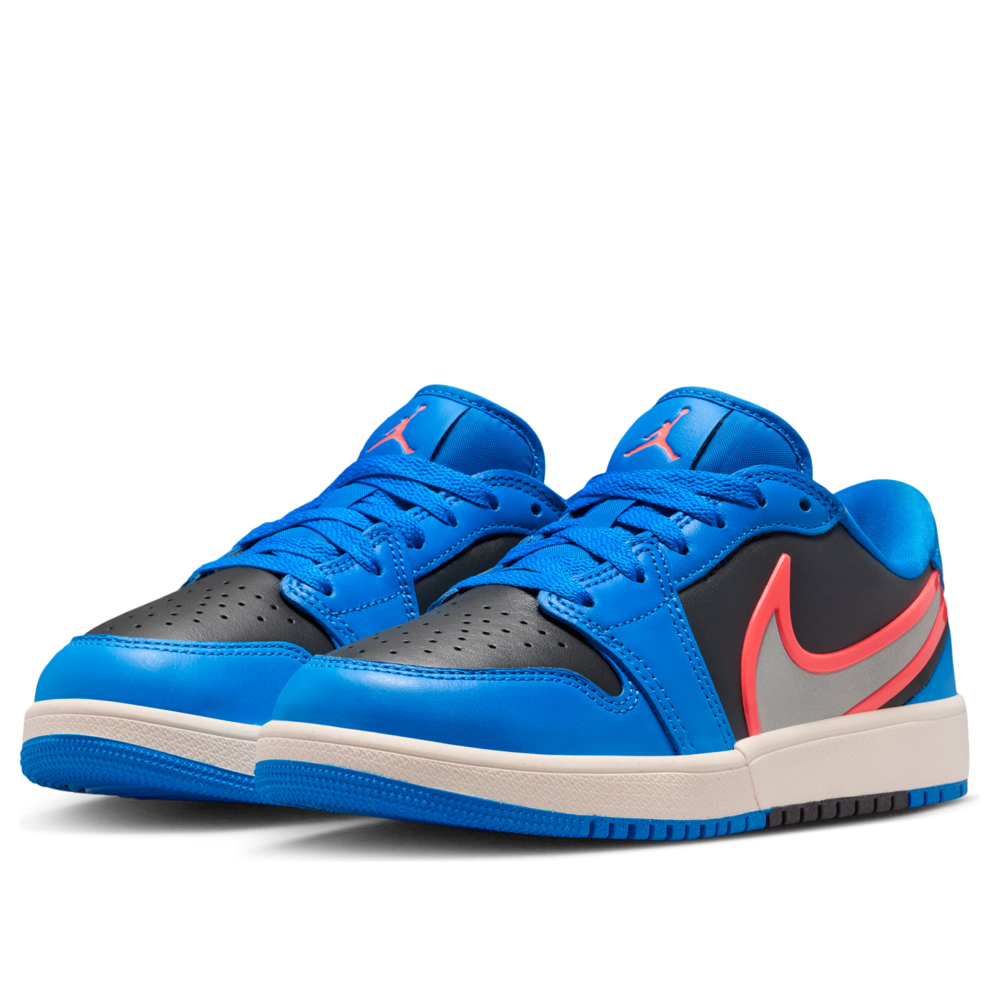 (GS) Air Jordan 1 Low RM 'Photo Blue Silver Hot Lava'  HQ2024-400