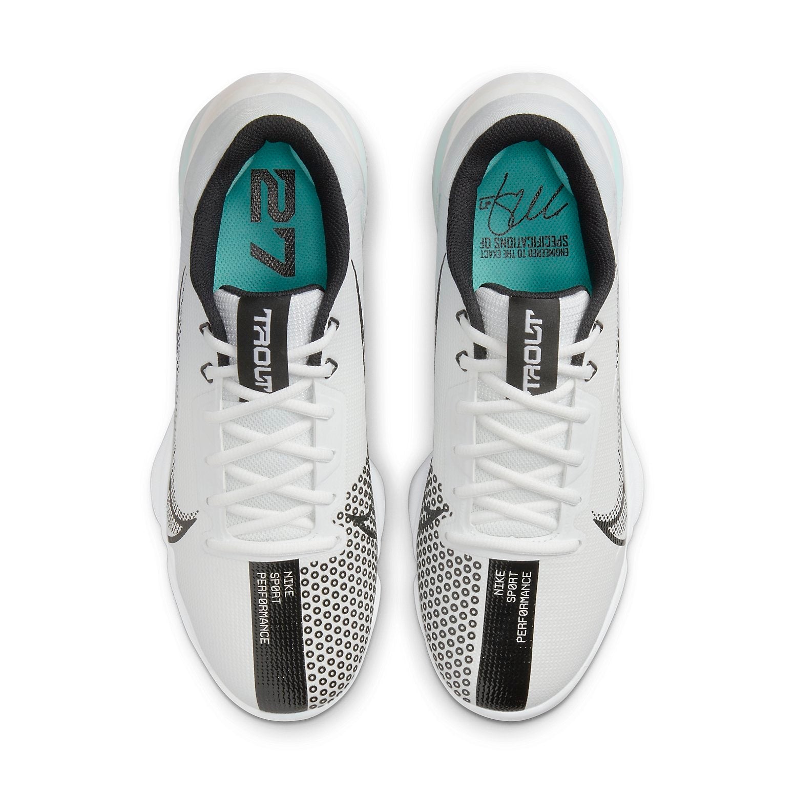 Nike Force Zoom Trout 7 Pro 'White Dynamic Turquoise' CQ7224-101