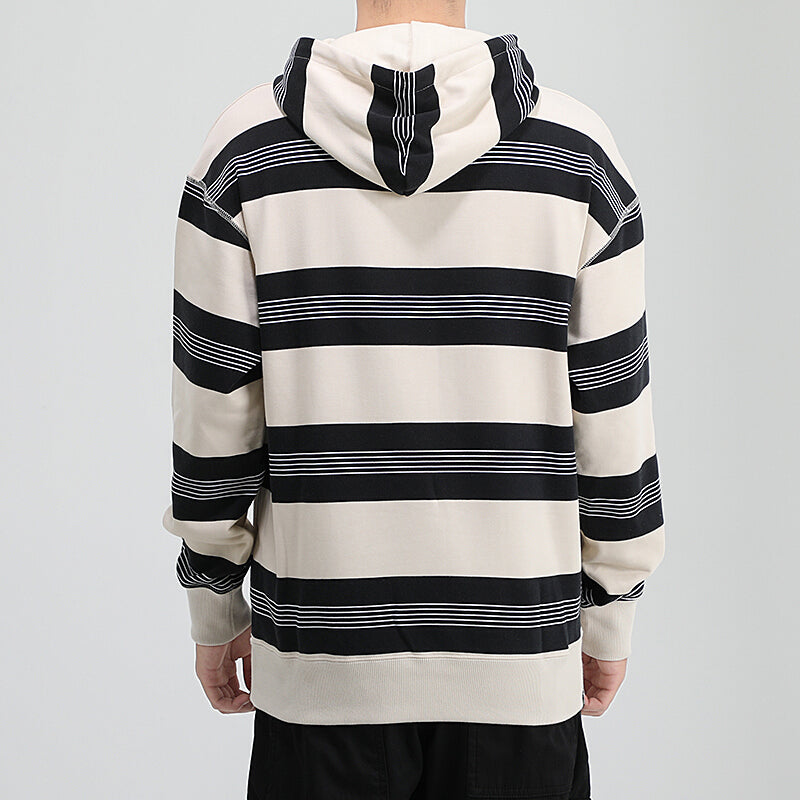 PUMA Downtown Striped Hoodie 'Beige Black White' 599188-85