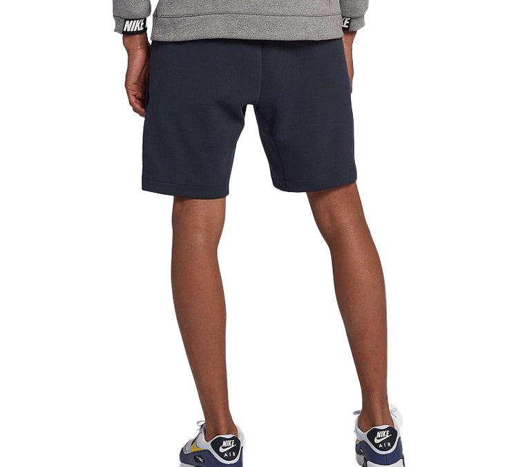 Nike Sportswear Tech Fleece Drawstring Sports Shorts Navy Blue 928513-451