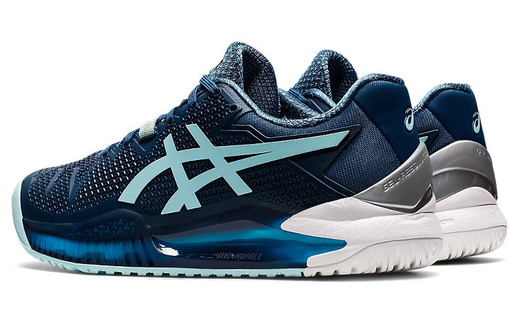 (WMNS) ASICS Gel-Resolution 8 D Wide 'Light Indigo' 1042A097-406