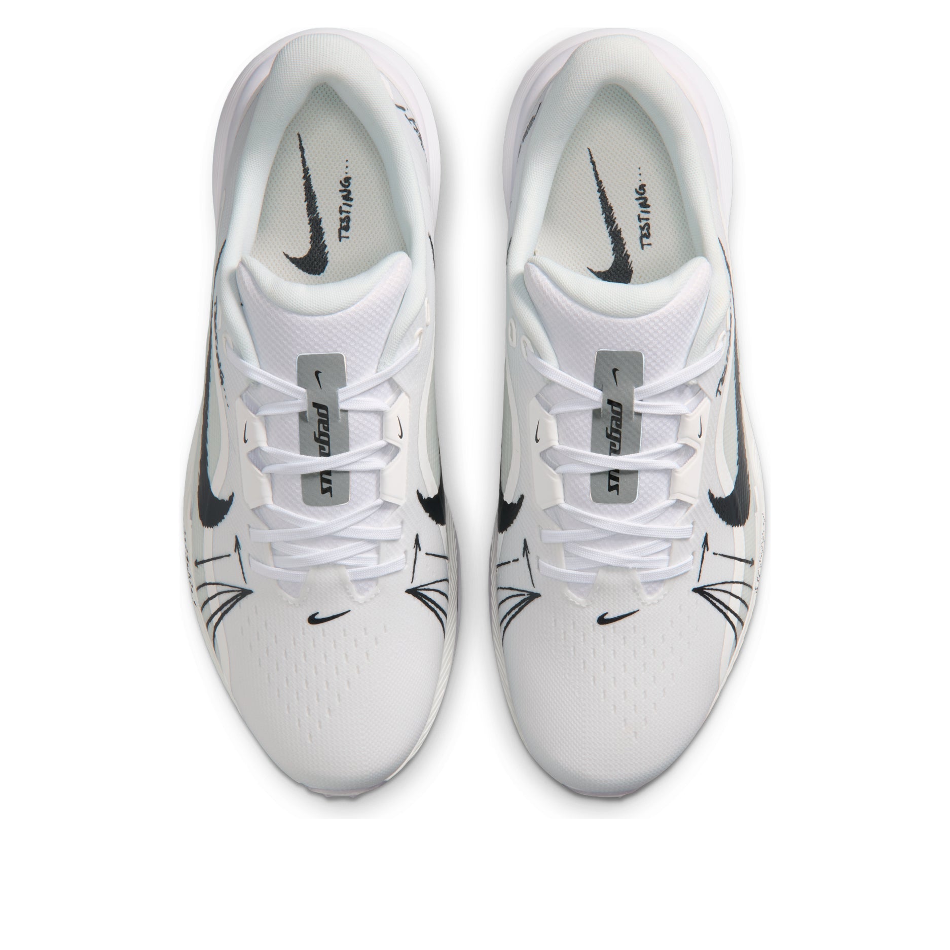 Nike Pegasus 1 G 'White Black Metallic Silver' IR3241-100