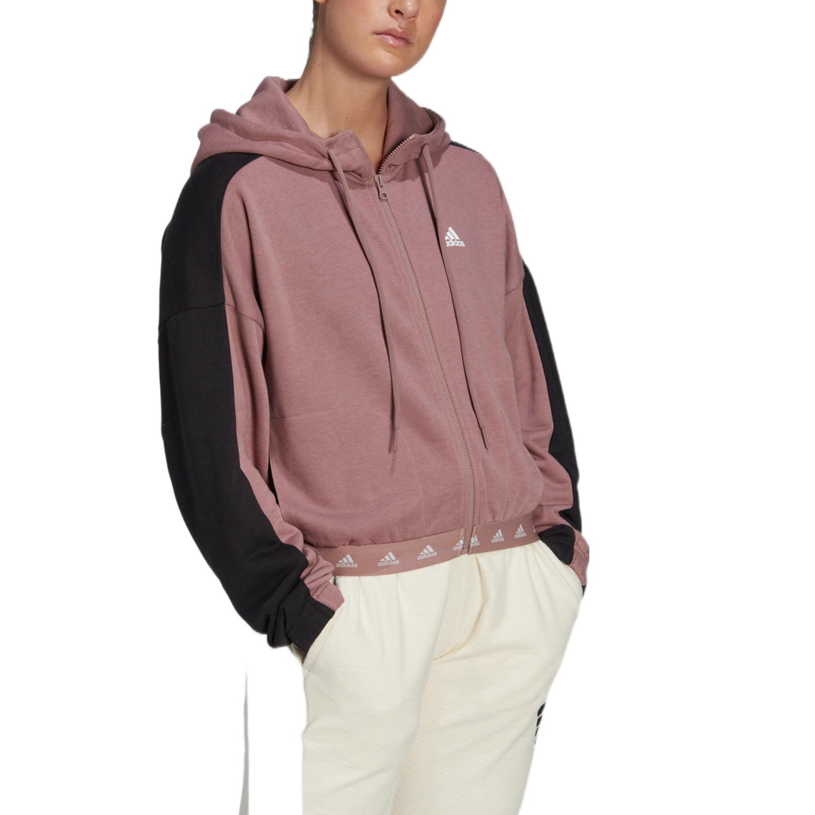 (WMNS) adidas Hyperglam French Terry Hoodies 'Purple' HZ9669