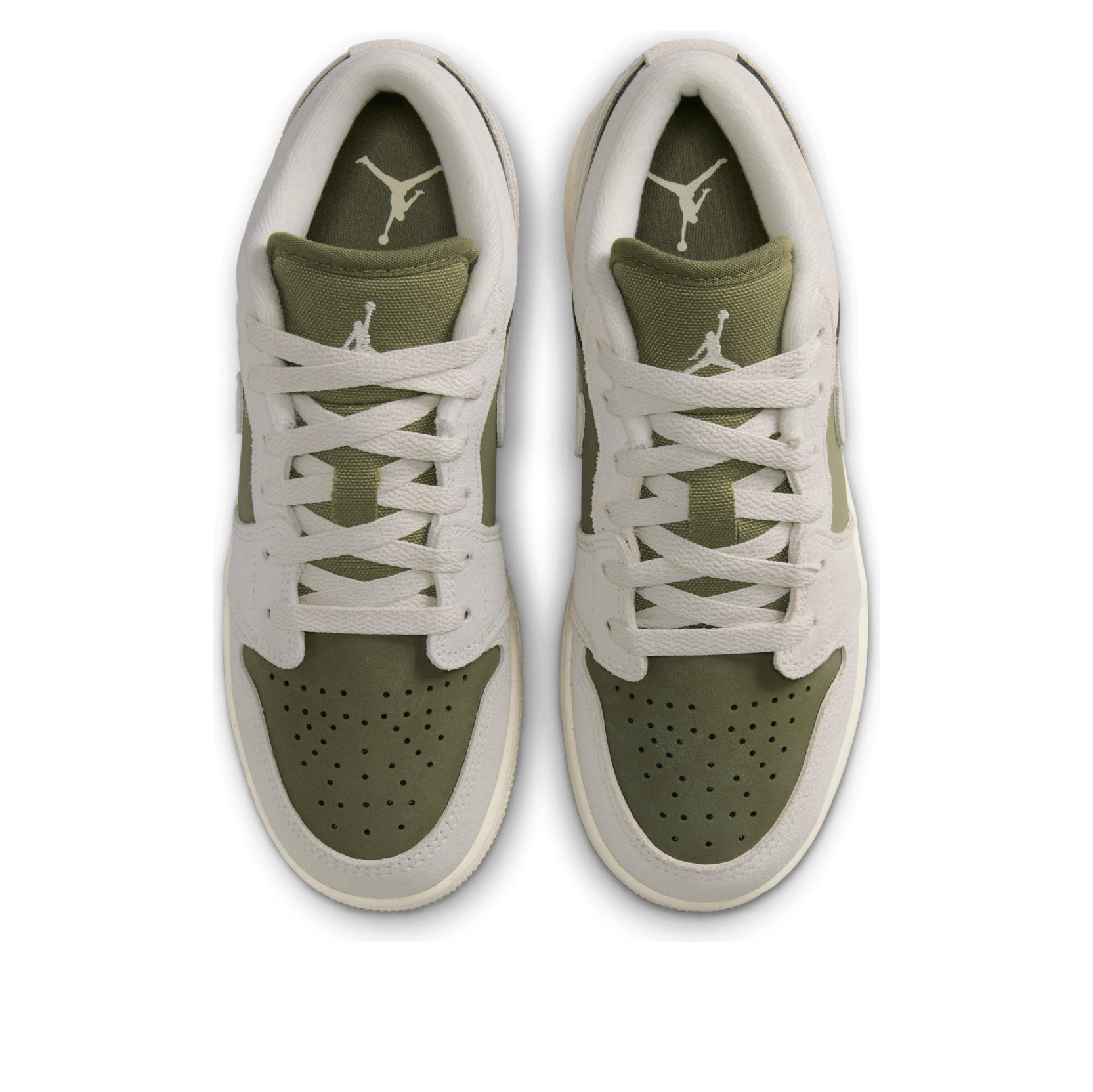 (GS) Air Jordan 1 Low SE 'Medium Olive Sail' HV4396-201