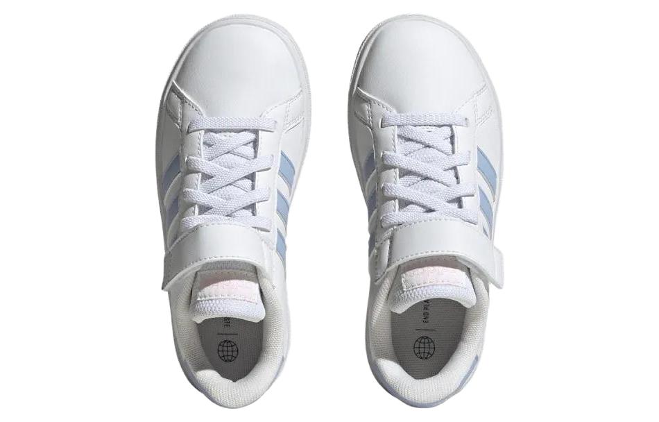 (GS) adidas Grand Court EL Top Strap 'White Blue Dawn' IG4841