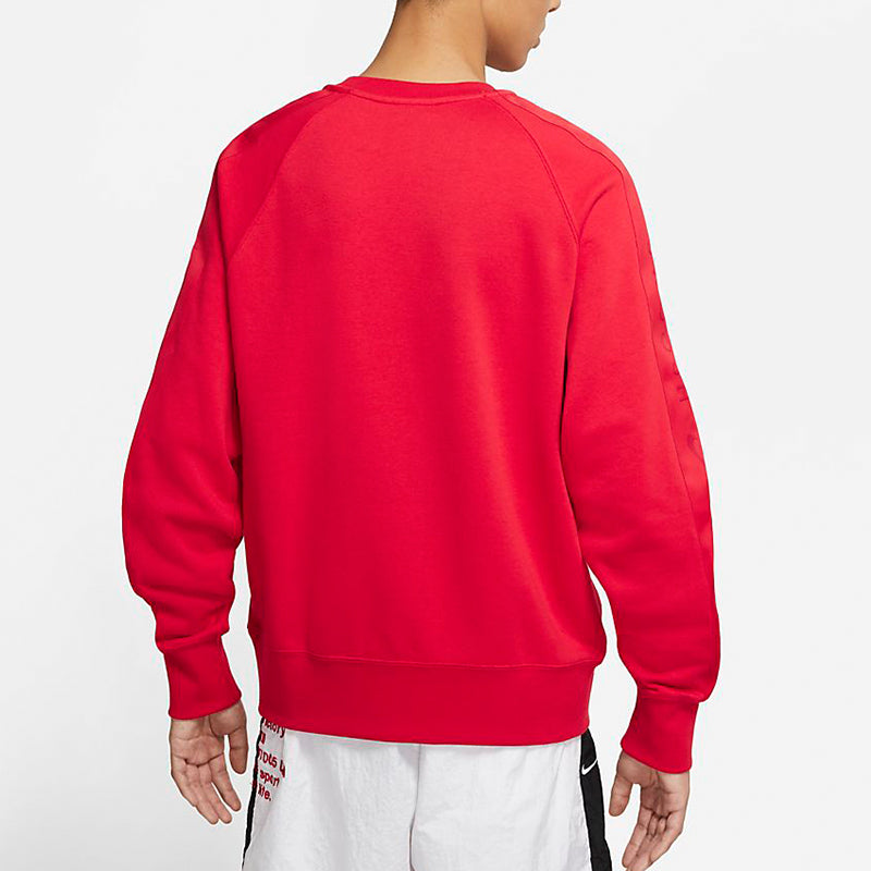 Nike MENS Sportswear Swoosh Casual Sports Crew-neck Red DA0087-657