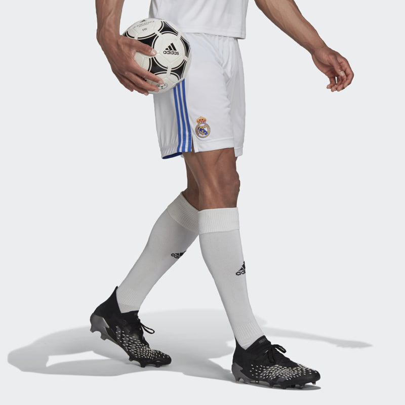 adidas Real Home Shorts Asia Sizing 'White Blue' GM6784