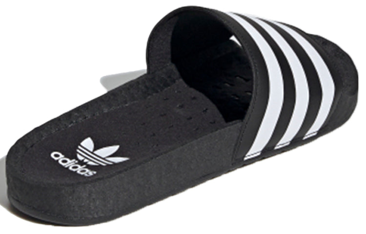 adidas Adilette Boost Slides 'Core Black White' FU9884