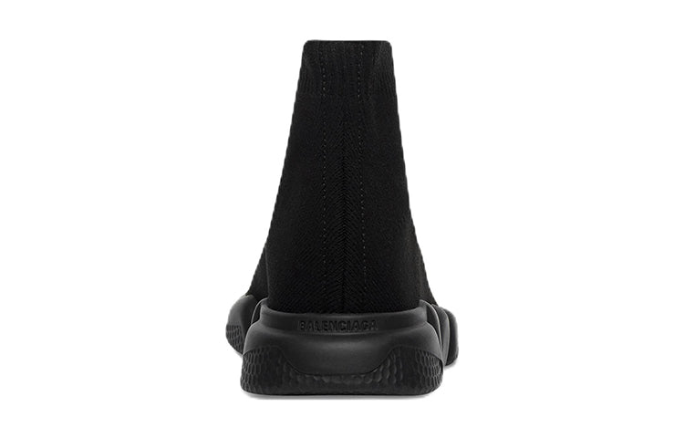 (GS) Balenciaga Speed Sneakers 'Black Knit and Black Sole Unit' 597425W2DB11013